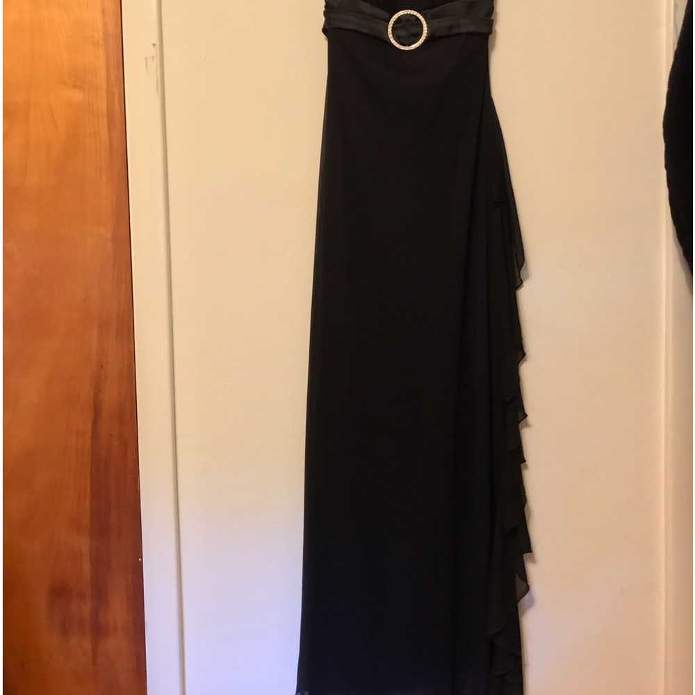 Black Chiffon Gown